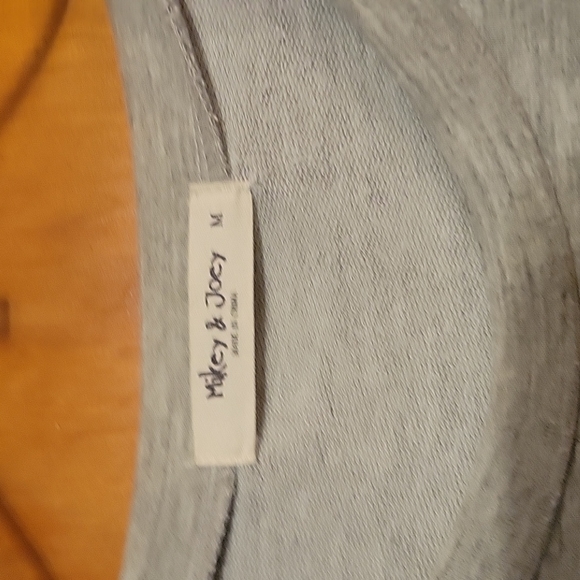 Mikey + Joey Gray Sweater With Laced Up Sleeves - Picture 3 of 4